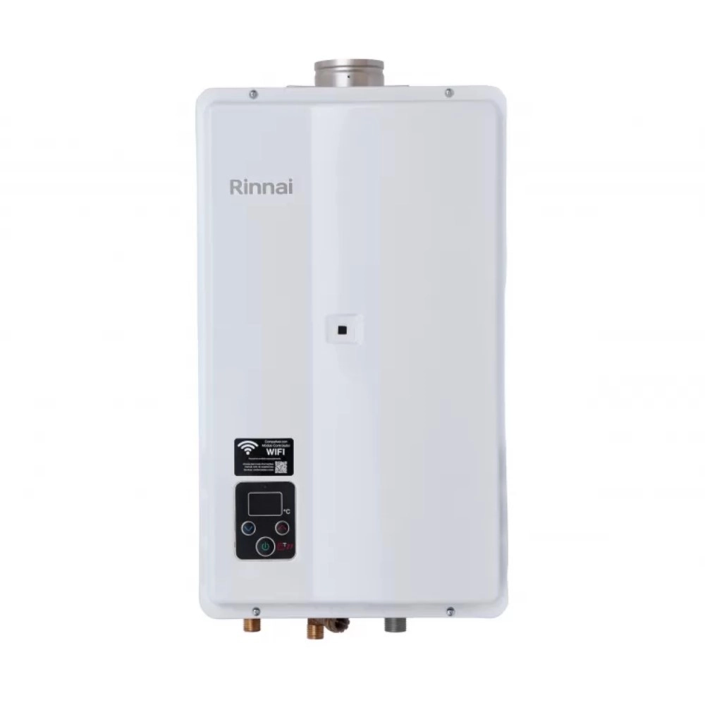 Aquecedor de Água a Gás Rinnai E27 GLP 27 Litros Branco Bivolt