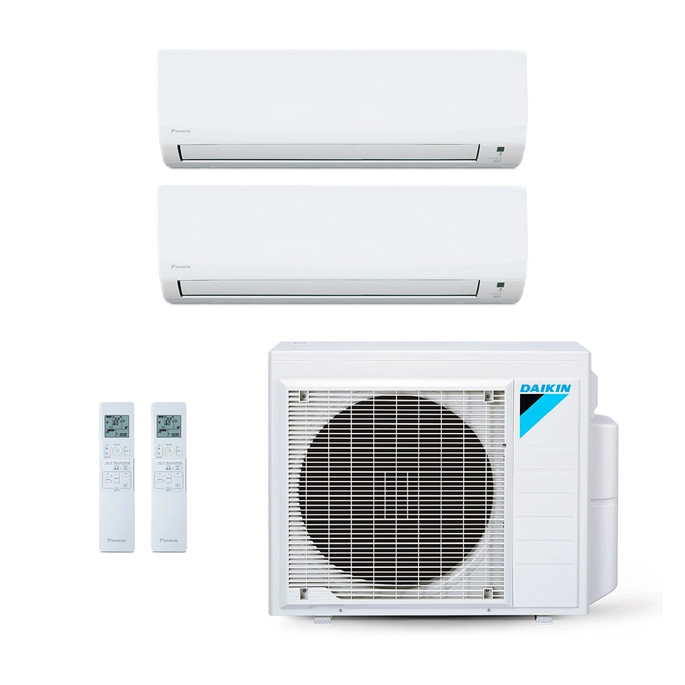 Ar-Condicionado Multi Split Inverter Daikin 28.000 (1x Evap HW 18.000 + 1x Evap HW 24.000) Quente/Frio 220V