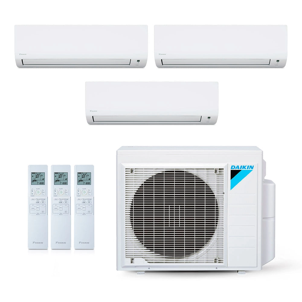 Ar-Condicionado Multi Split Inverter Daikin 28.000 (3x Evap HW 12.000) Quente/Frio 220V