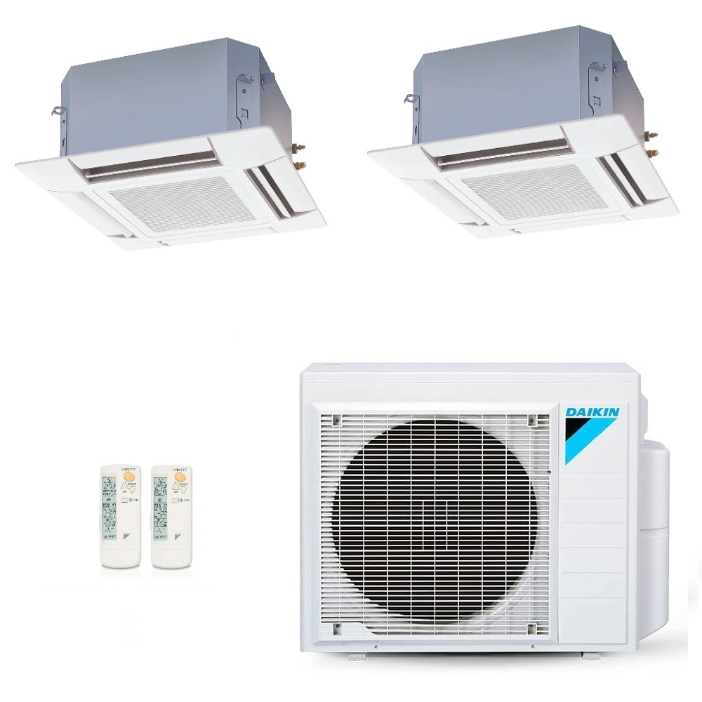 Ar-Condicionado Multi Split Inverter Daikin 34.000 (2x Evap Cassete 4 Vias 20.000) Quente/Frio 220V Ar-Condicionado Multi Split Inverter Daikin 34.000 (2x Evap Cassete 4 Vias 20.000) Quente/Frio 220V