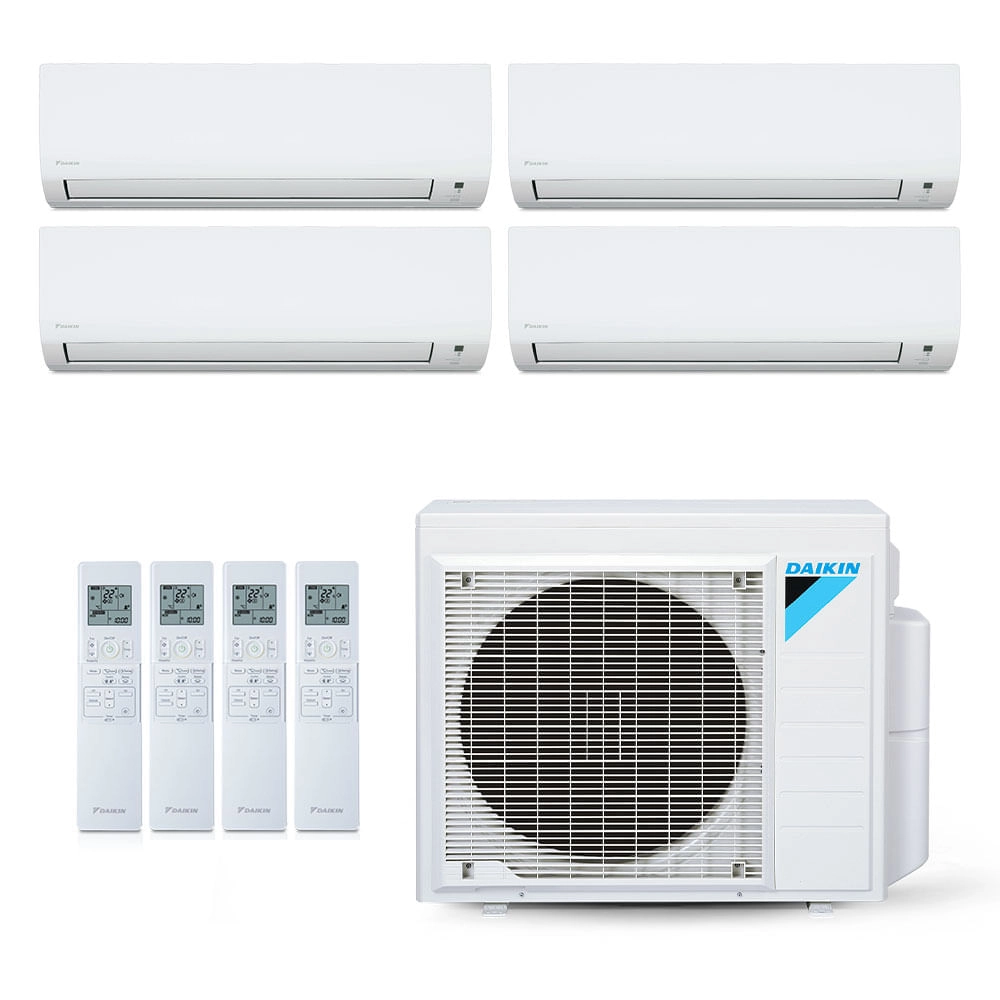 Ar-Condicionado Multi Split Inverter Daikin 34.000 (3x Evap HW 12.000 + 1x Evap HW 18.000) Quente/Frio 220V