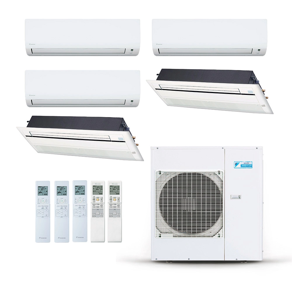Ar-Condicionado Multi Split Inverter Daikin 38.000 (3x Evap HW 9.000 + 2x Evap Cassete 1 Via 12.000) Quente/Frio 220V Ar-Condicionado Multi Split Inverter Daikin 38.000 (3x Evap HW 9.000 + 2x Evap Cassete 1 Via 12.000) Quente/Frio 220V