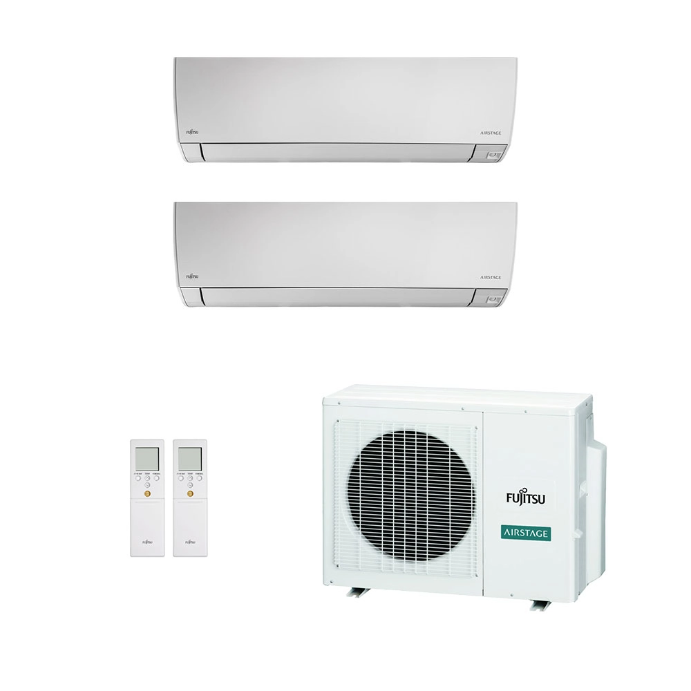 Ar-Condicionado Multi Split Inverter Fujitsu 23.000 (2x Evap HW 12.000) Quente/Frio 220V Ar-Condicionado Multi Split Inverter Fujitsu 23.000 (2x Evap HW 12.000) Quente/Frio 220V