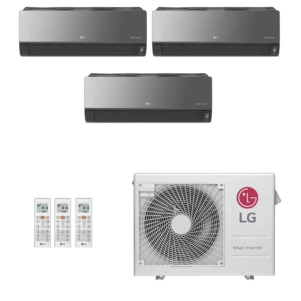 Ar-Condicionado Multi Split Inverter LG 21.000 (3x Evap HW Artcool 9.000) Quente/Frio 220V								