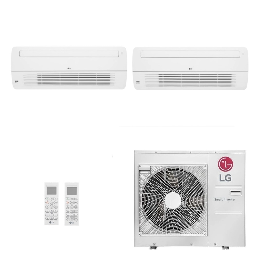 Ar-Condicionado Multi Split Inverter LG 30.000 (1x Evap Cassete 1 Via 7.000 + 1x Evap Cassete 1 Via 24.000) Quente/Frio 220V								