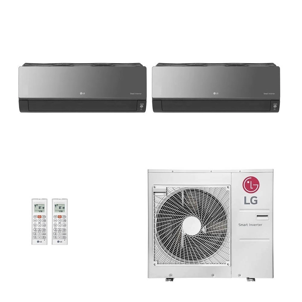 Ar-Condicionado Multi Split Inverter LG 30.000 (1x Evap HW Artcool 9.000 + 1x Evap HW Artcool 24.000) Quente/Frio 220V Ar-Condicionado Multi Split Inverter LG 30.000 (1x Evap HW Artcool 9.000 + 1x Evap HW Artcool 24.000) Quente/Frio 220V