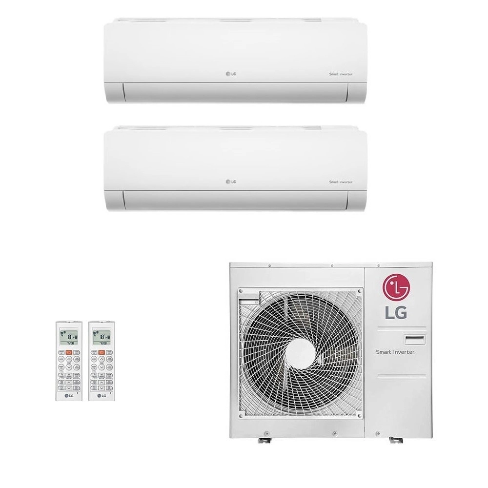 Ar-Condicionado Multi Split Inverter LG 36.000 (2x Evap HW 18.000) Quente/Frio 220V								
