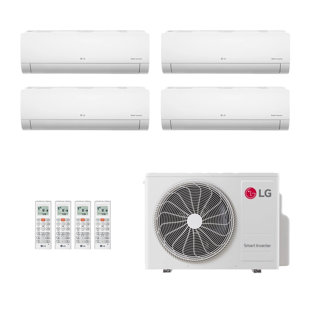 Ar-Condicionado Multi Split Inverter LG 36.000 (3x Evap HW 9.000 + 1x Evap HW 12.000) Só Frio 220V