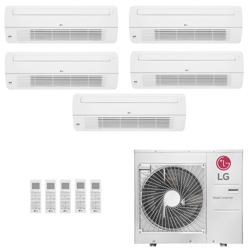 Ar-Condicionado Multi Split Inverter LG 48.000 (5x Evap Cassete 1 Via 12.000) Quente/Frio 220V Ar-Condicionado Multi Split Inverter LG 48.000 (5x Evap Cassete 1 Via 12.000) Quente/Frio 220V