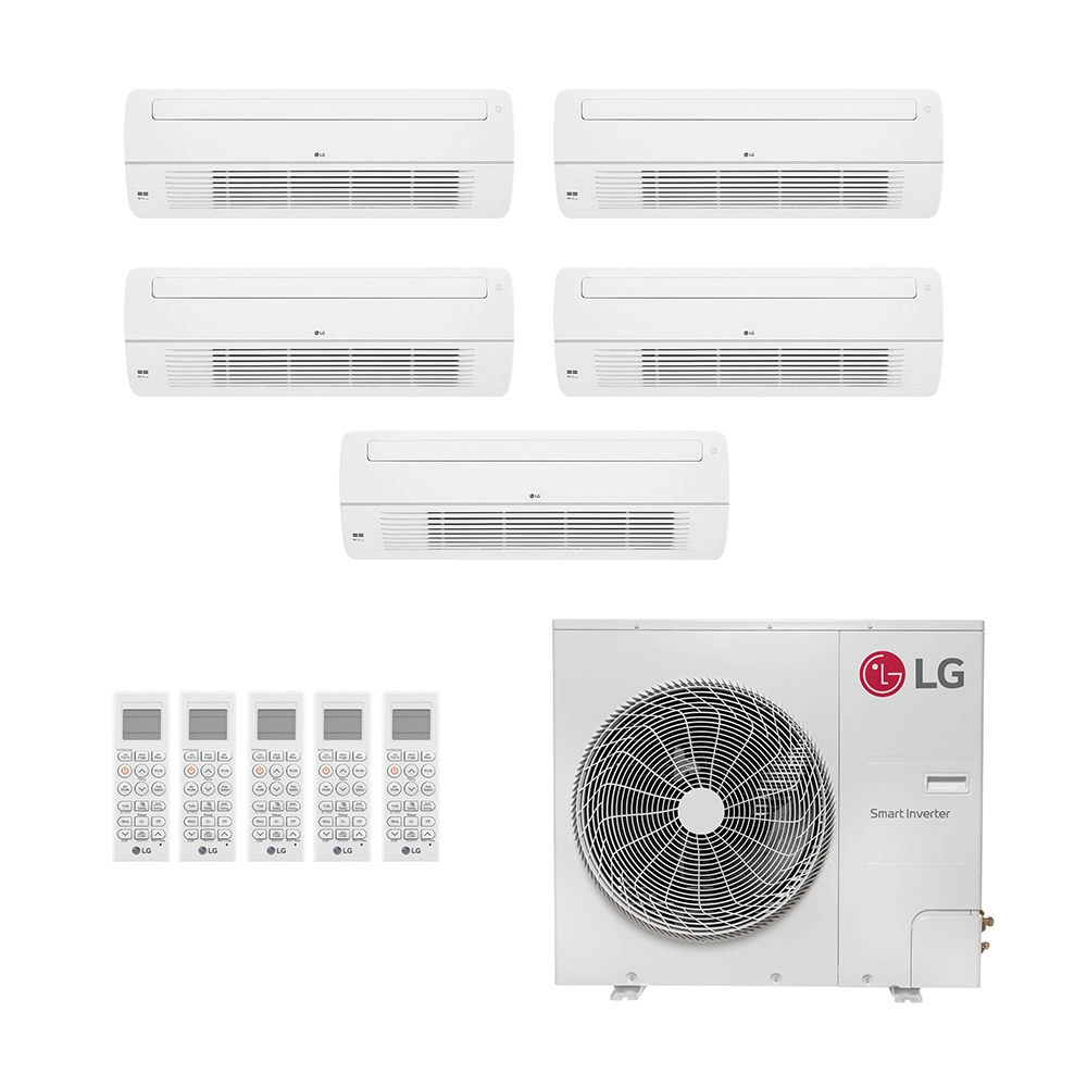 Ar-Condicionado Multi Split Inverter LG 48.000 (5x Evap Cassete 1 Via 12.000) Só Frio 220V Ar-Condicionado Multi Split Inverter LG 48.000 (5x Evap Cassete 1 Via 12.000) Só Frio 220V