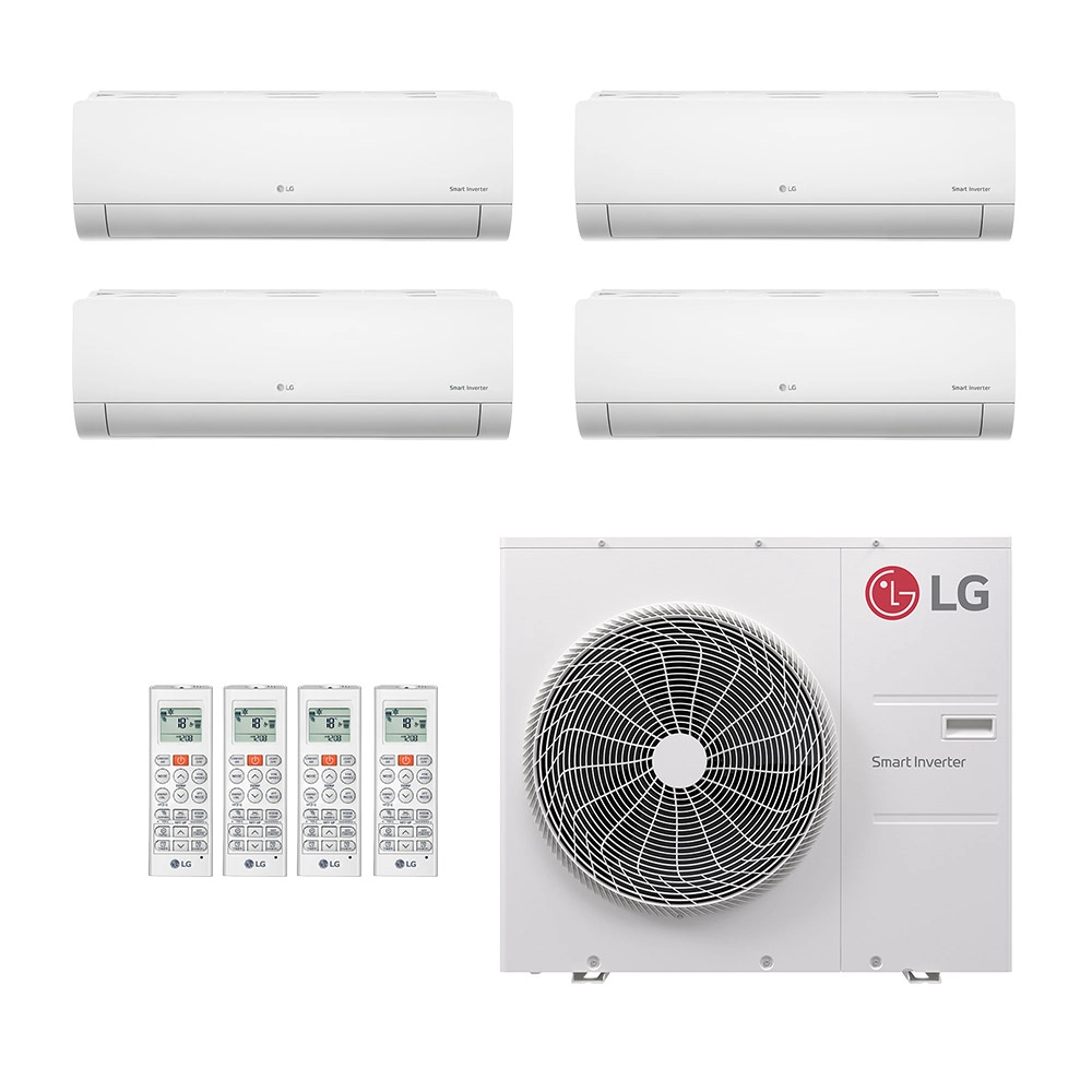 Ar-Condicionado Multi Split Inverter LG 54.000 (3x Evap HW 9.000 + 1x Evap HW 24.000) Só Frio 220V	