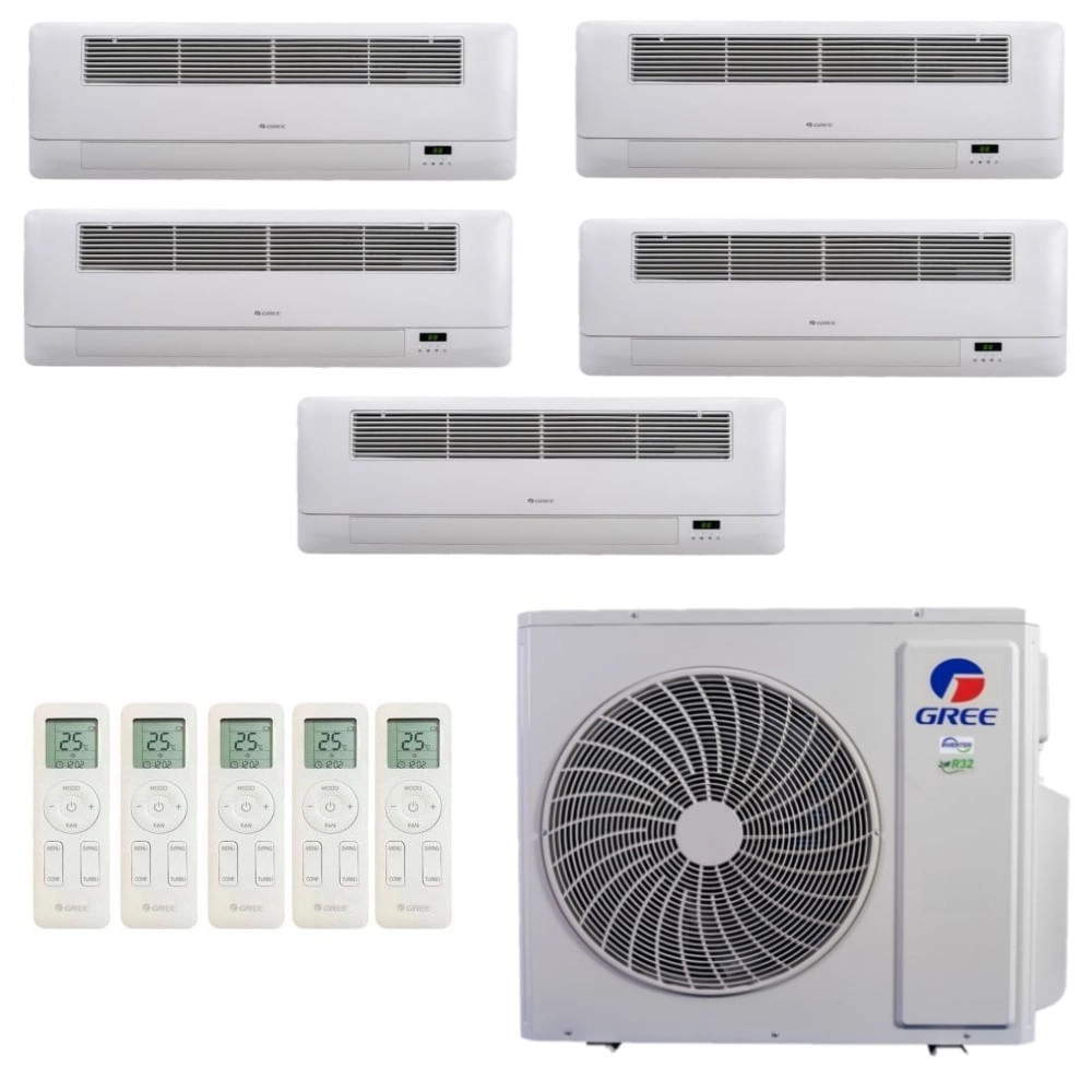 Ar-Condicionado Multi Split Inverter R-32 Gree 48000 (2x Evap Cassete 9000+2x Evap Cassete 12000+1x Evap Cassete 22000) Quente/Frio 220V Ar-Condicionado Multi Split Inverter R-32 Gree 48000 (2x Evap Cassete 9000+2x Evap Cassete 12000+1x Evap Cassete 22000) Quente/Frio 220V