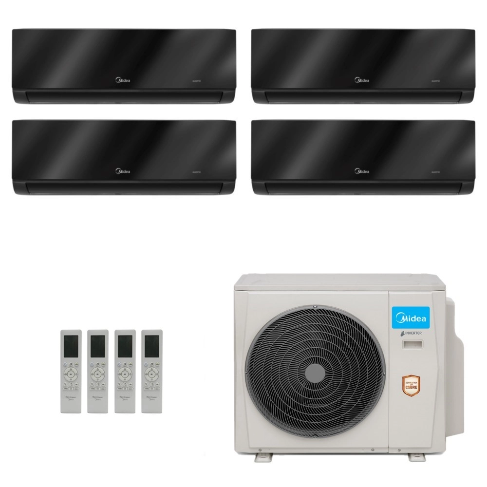 Ar-Condicionado Multi Split Inverter Midea 36.000 (3x Evap HW 9.000 + 1x Evap HW 18.000) Quente/Frio 220V