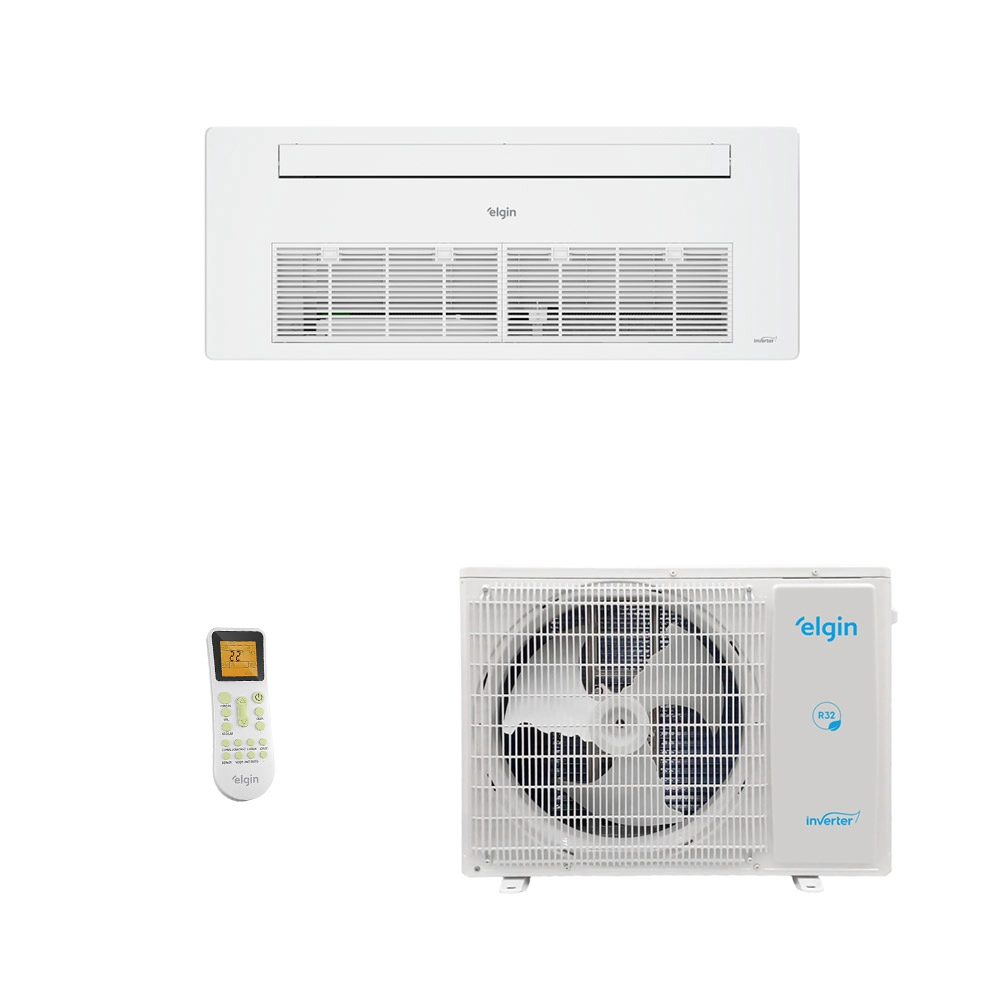 Ar-Condicionado Split Cassete 1 Via Inverter Elgin One Air WI-FI 18.000 BTUs Quente/Frio 220V Monofásico Ar-Condicionado Split Cassete 1 Via Inverter Elgin One Air WI-FI 18.000 BTUs Quente/Frio 220V Monofásico