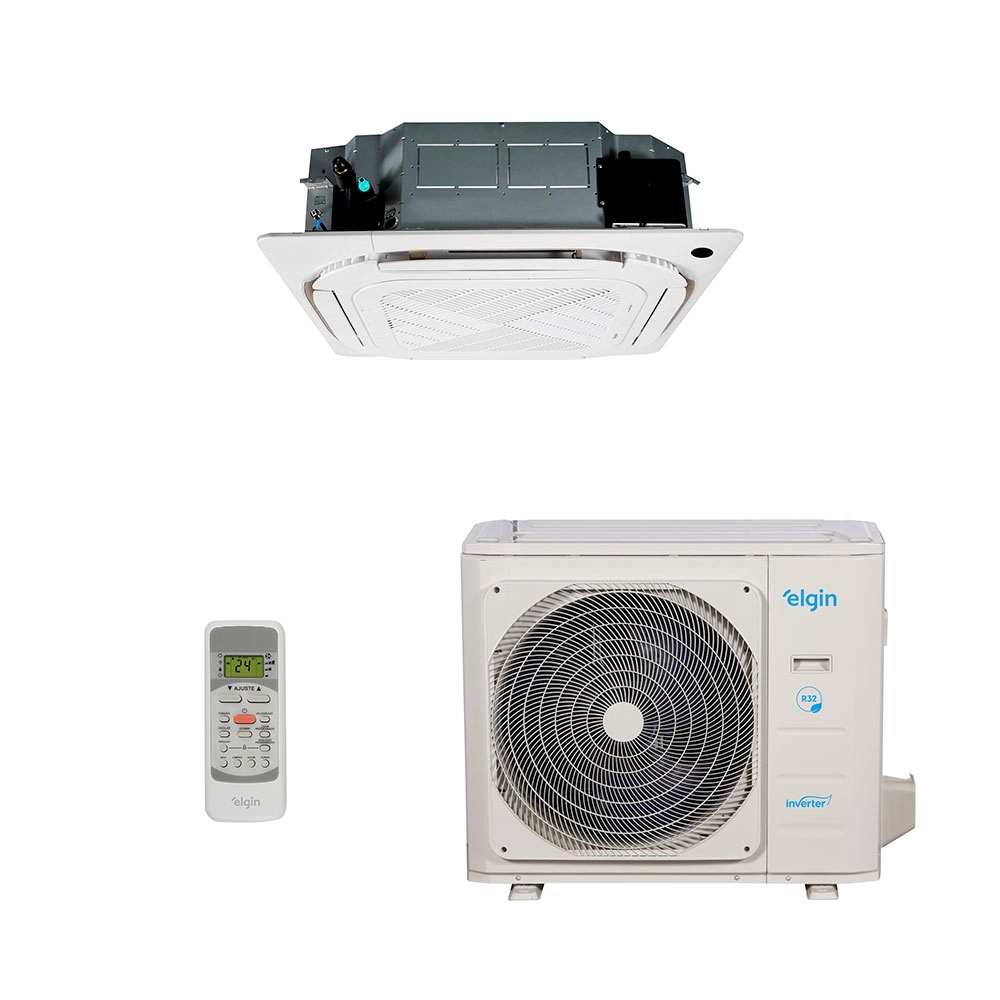 Ar-Condicionado Split Cassete 4 Vias Eco Inverter Elgin 36.000 BTUs Só Frio 220V Monofásico
