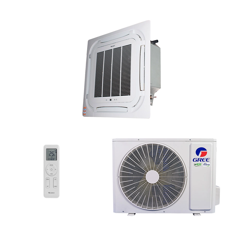 Ar-Condicionado Split Cassete 4 Vias Gree G-Prime Inverter Compact 24.000 BTUs R-32 Só Frio 220V Monofásico Ar-Condicionado Split Cassete 4 Vias Gree G-Prime Inverter Compact 24.000 BTUs R-32 Só Frio 220V Monofásico