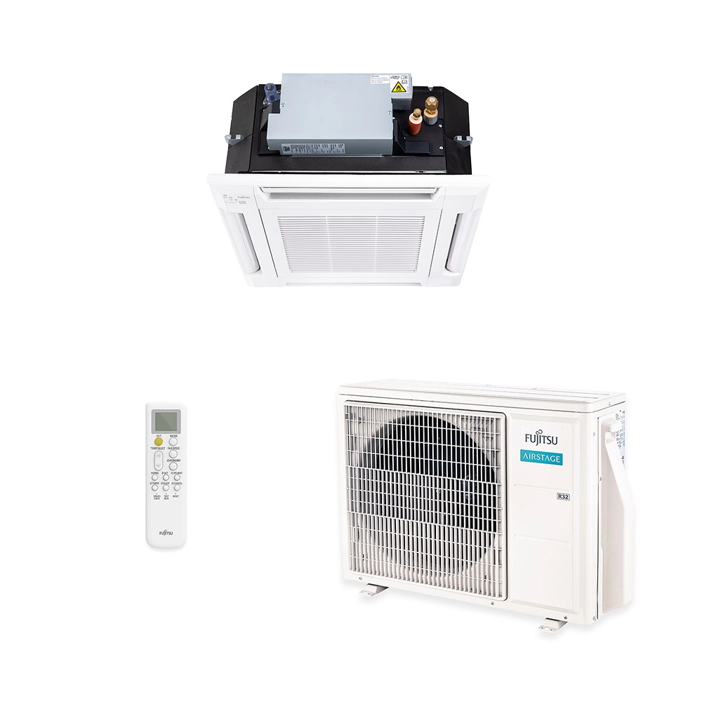 Ar-condicionado Split Cassete 4 Vias Inverter Fujitsu Airstage 18.000 BTUs R-32 Quente/Frio 220V Monofásico Ar-condicionado Split Cassete 4 Vias Inverter Fujitsu Airstage 18.000 BTUs R-32 Quente/Frio 220V Monofásico