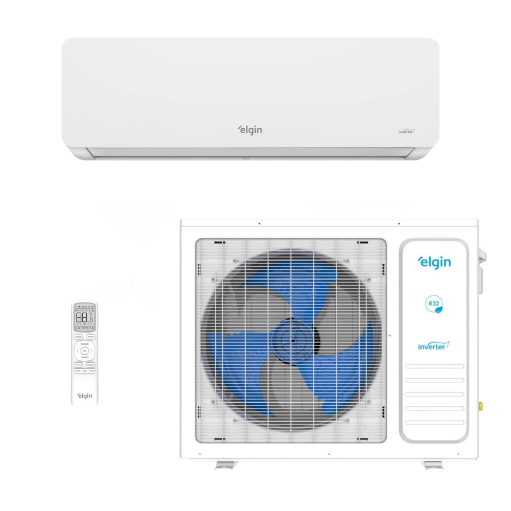 Ar-Condicionado Split HW Elgin Eco Dream Inverter Wi-Fi 30.000 BTUs R-32 Só Frio 220V Ar-Condicionado Split HW Elgin Eco Dream Inverter Wi-Fi 30.000 BTUs R-32 Só Frio 220V