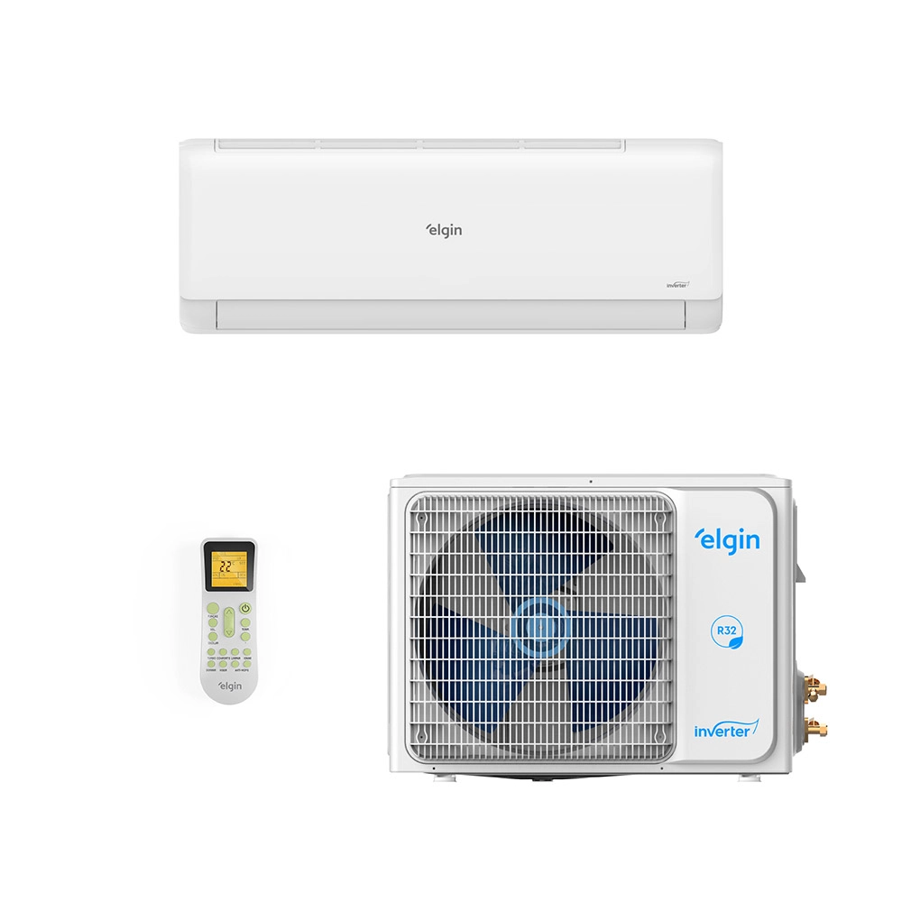 Ar-Condicionado Split HW Inverter Elgin Eco III Wi-Fi 12.000 BTUs R-32 Só Frio 220V Ar-Condicionado Split HW Inverter Elgin Eco III Wi-Fi 12.000 BTUs R-32 Só Frio 220V
