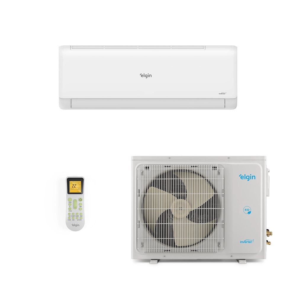 Ar-Condicionado Split HW Inverter Elgin Eco III Wi-Fi 24.000 BTUs R-32 Quente/Frio 220V