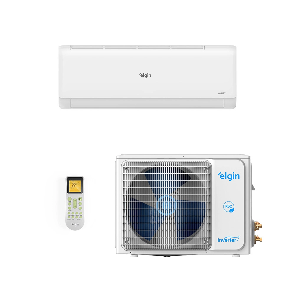 Ar-Condicionado Split HW Inverter Elgin Eco III Wi-Fi 30.000 BTUs R-32 Quente/Frio 220V Ar-Condicionado Split HW Inverter Elgin Eco III Wi-Fi 30.000 BTUs R-32 Quente/Frio 220V