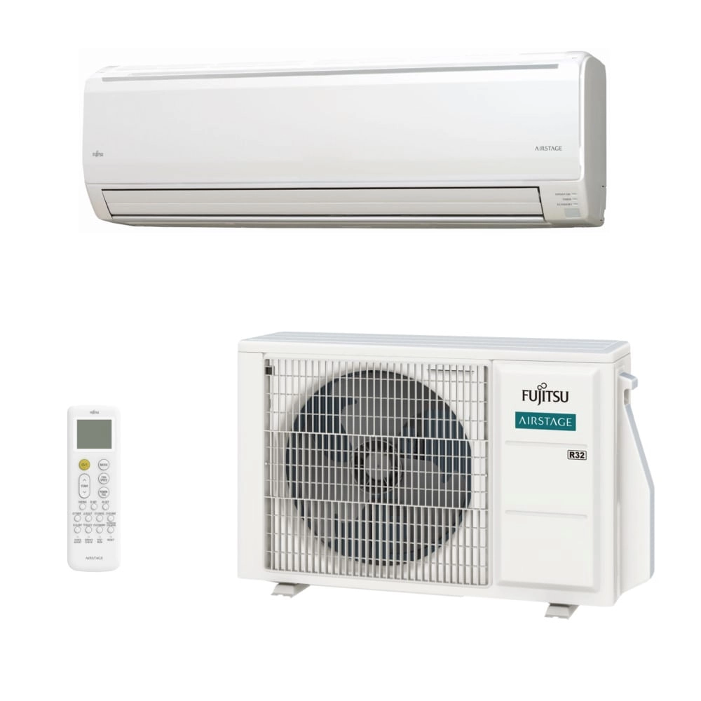 Ar-Condicionado Split HW Inverter Fujitsu Airstage Premium 18.000 BTUs R-32 Quente/Frio 220V