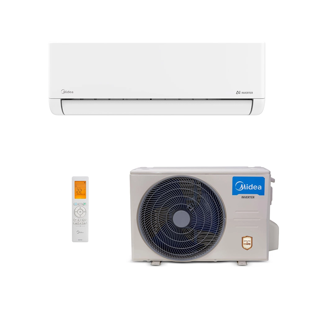 Ar-Condicionado Split HW Inverter Midea AI 12.000 BTUs R-32 Só Frio 127V