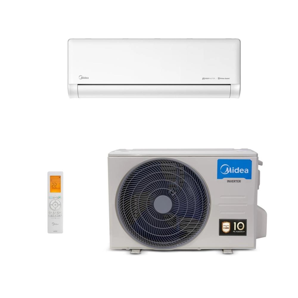 Ar-Condicionado Split HW Inverter Midea AI Ecomaster 12.000 BTUs R-32 Só Frio 220V