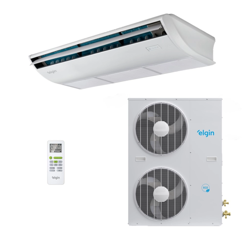 Ar-Condicionado Split Piso Teto Elgin Eco 80.000 BTUs Só Frio 220V Trifásico Ar-Condicionado Split Piso Teto Elgin Eco 80.000 BTUs Só Frio 220V Trifásico