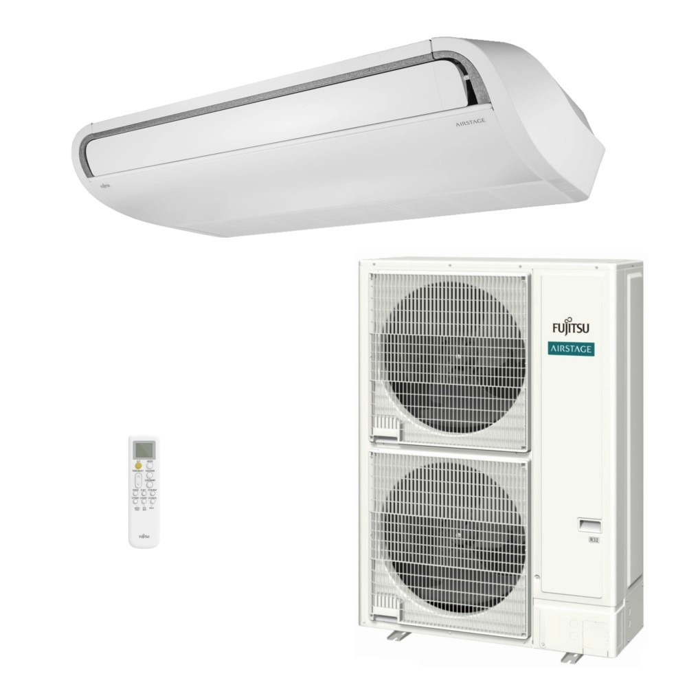 Ar-Condicionado Split Teto Inverter Fujitsu Airstage 54.000 BTUs Quente/Frio R32 380V Trifásico
